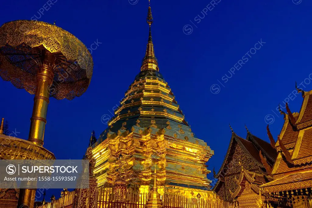 Wat Phra That Doi Suthep in Chiang Mai, Thailand