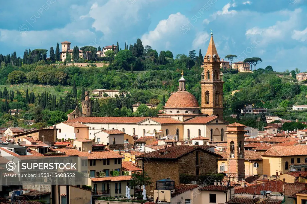 Florence, view to Oltrarno from the Palazzo Vecchio