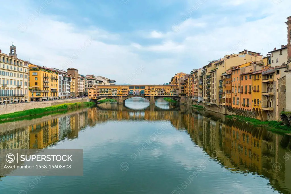 Florence, Arno river, Ponte Vecchio