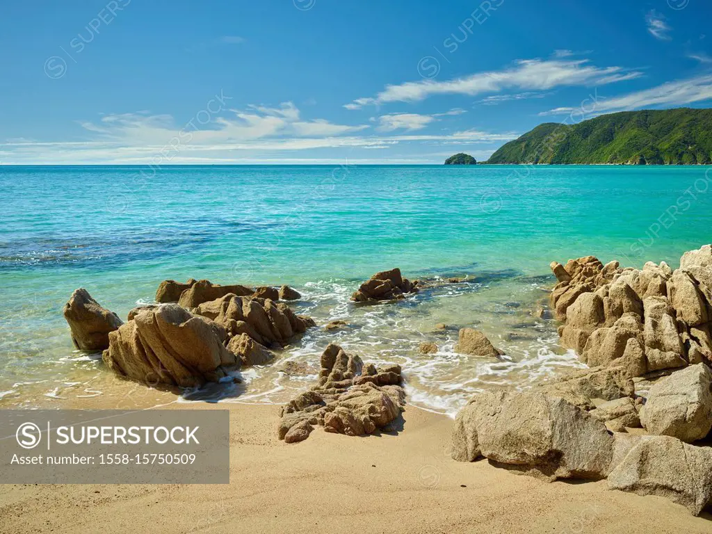 Wainui Inlet, Abel Tasman National Park, Tasman, South Island, New Zealand, Oceania