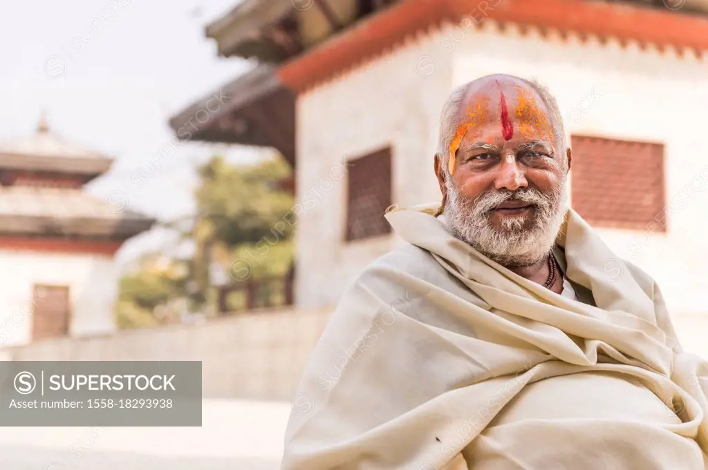 the Janaki Manidir Temple, with the king of Janakpur