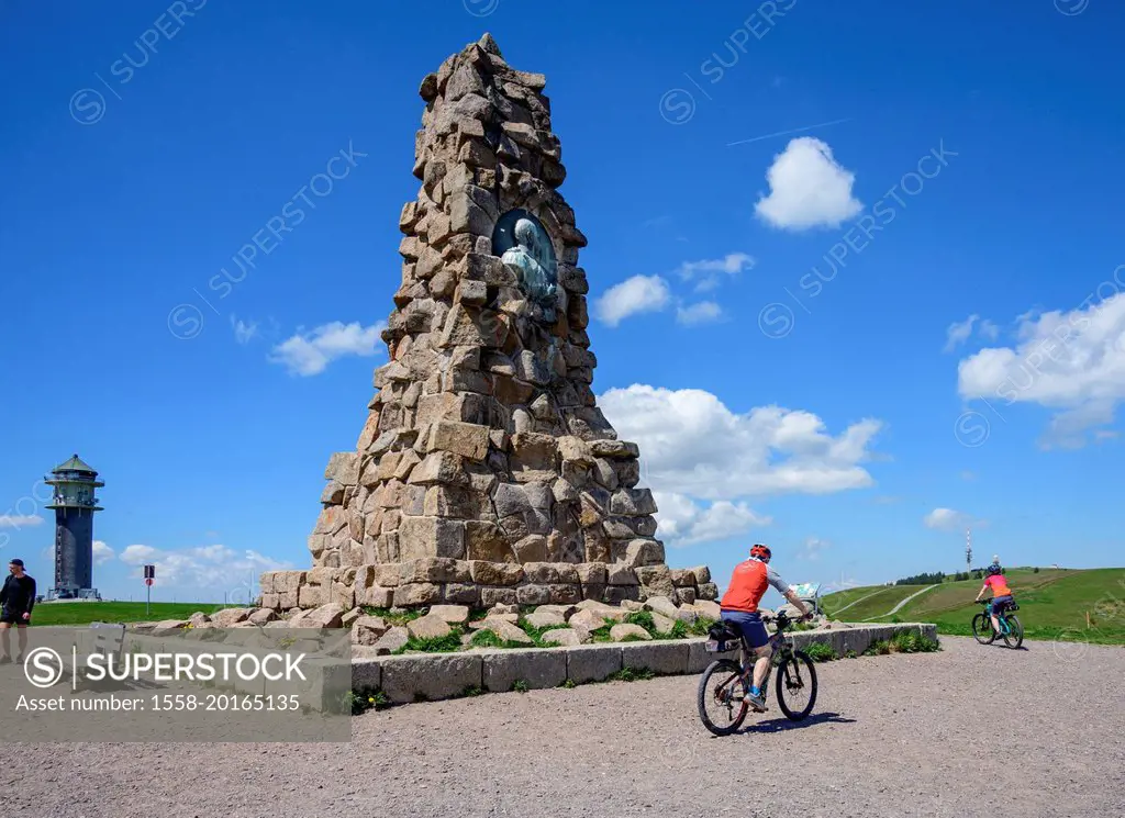 Germany, Baden-Württemberg, Black Forest, Feldberg, the Bismarck monument.