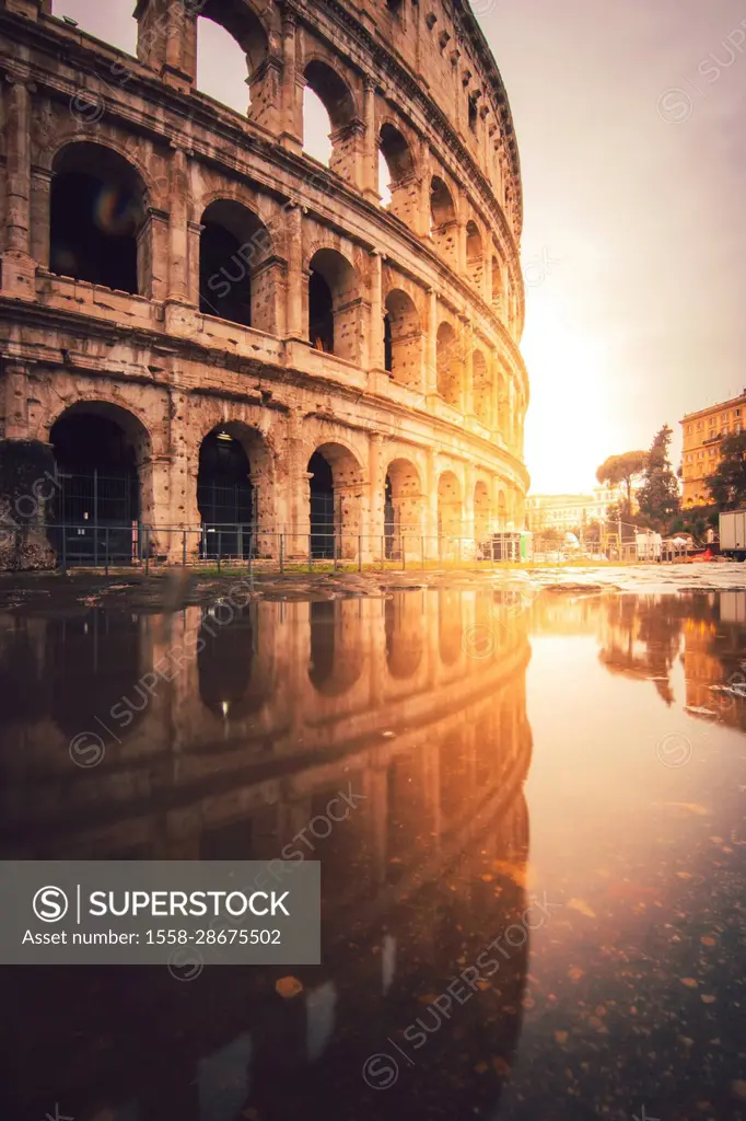 The Colosseum in Rome, Italy