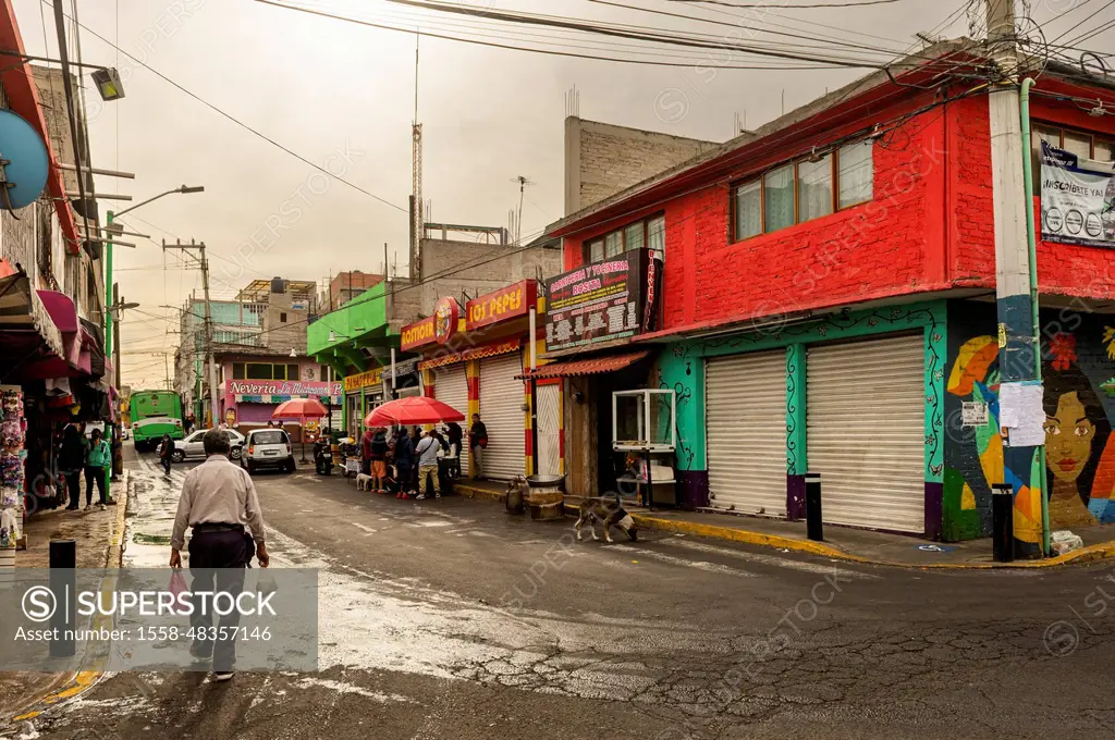 Mexico, Mexico City, Colonia Iztapalapa