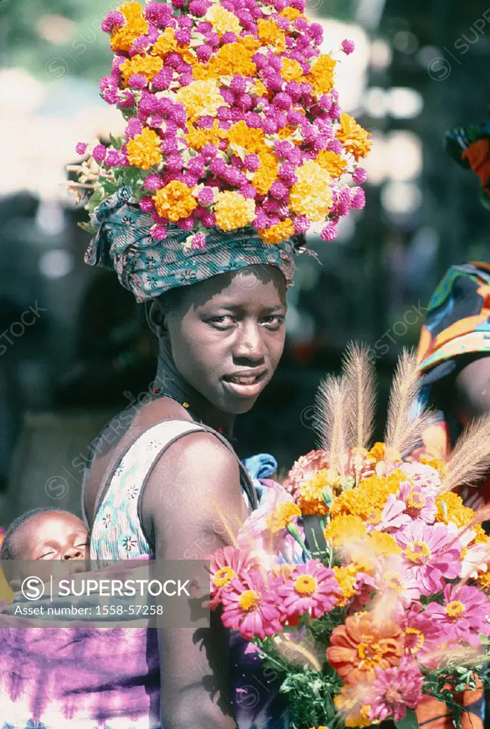 Senegal, Dakar, Kermel market