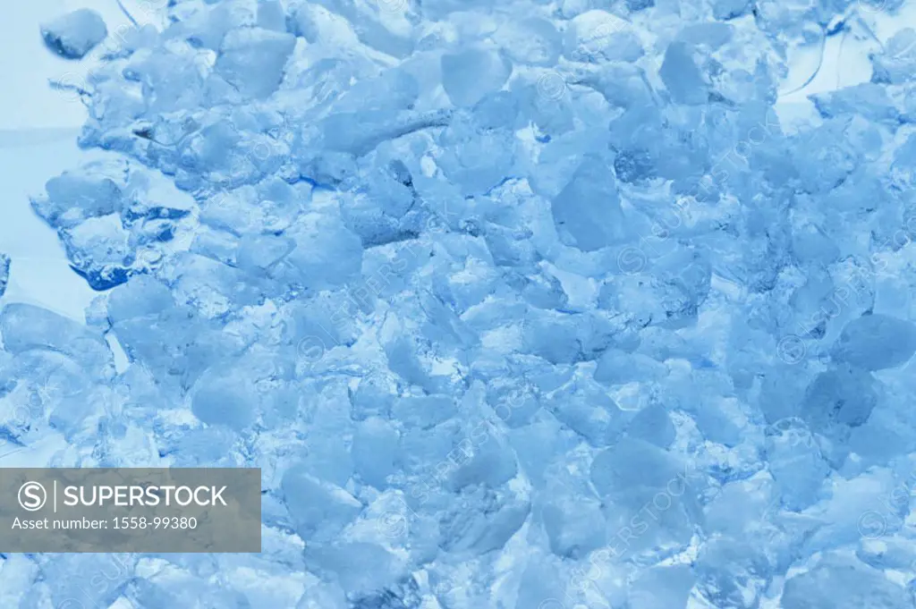 Crasheis, close-up,    Ice, Crash-Eis, water froze, natural, refreshment cooling coolly, frostily, deficit temperature, temperature, cold, concept, fr...