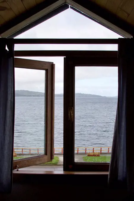 View to the bay of Ancud, Chile