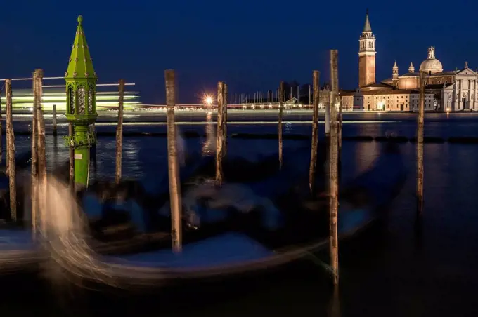 Gondolas in Venice, Italy