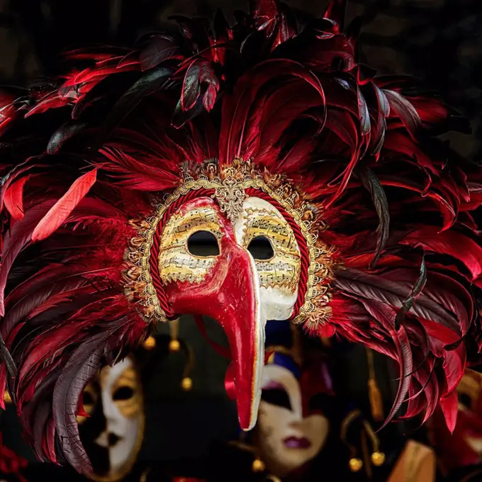 Carnival in Venice, Italy, Veneto, mask,