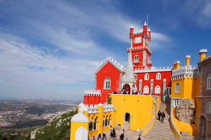 Palácio Nacional there Pena, Sintra, Portugal, Europe, Portugal