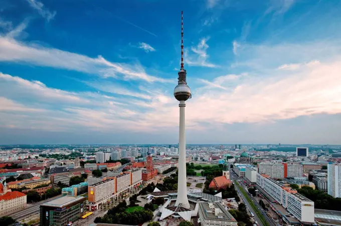 View over the roofs of Berlin