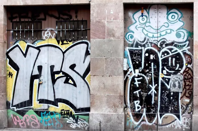 Graffiti and street art in Barcelona