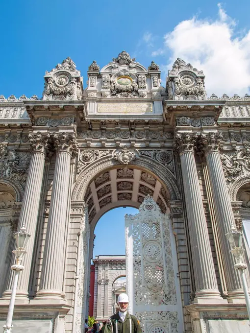 Main Gate, Dolmabahçe Palace, Istanbul, Turkey