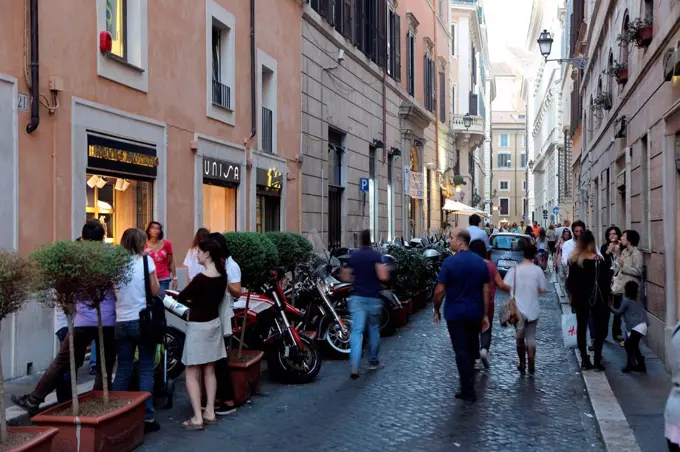 Italy Rome Via del Leoncino