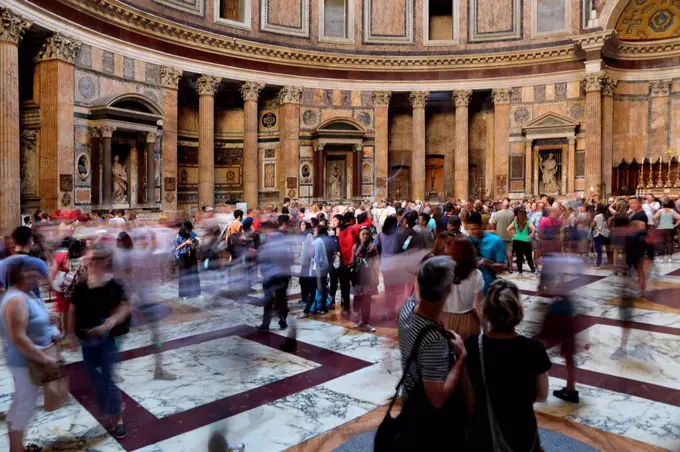 Italy Rome Piazza della Rotonda Pantheon