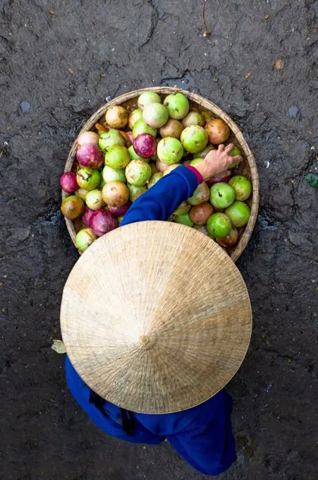 Hue, Vietnam. Street food market.