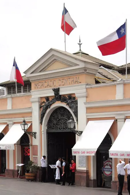 Chile, Santiago, Mercado Central,