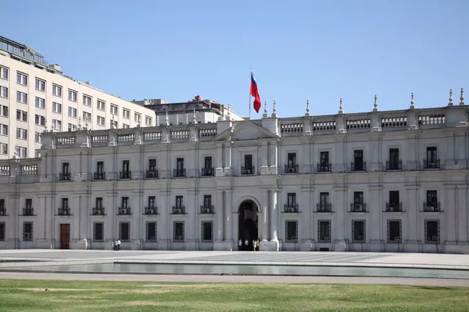 Chile, Santiago, Palacio de La Moneda,