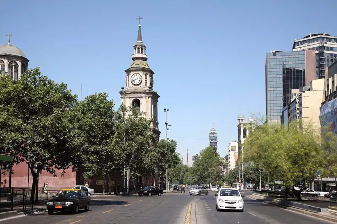 Chile, Santiago, Avenida Libertador General Bernardo O'Higgins,