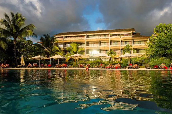 Luxury hotel, Papeete, Tahiti, French Polynesia