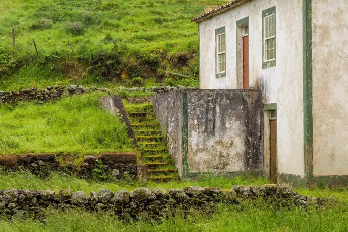 Portugal, Azores, Santa Maria Island, Terca, farmhouse