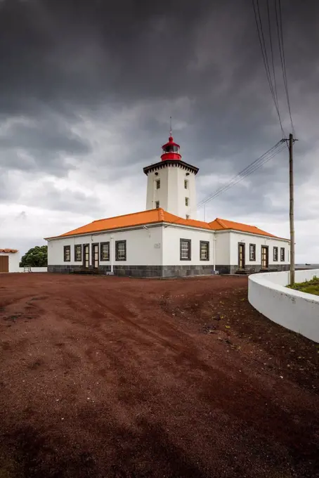 Portugal, Azores, Pico Island, Manhenha, Ponta da Ilha Lighthouse