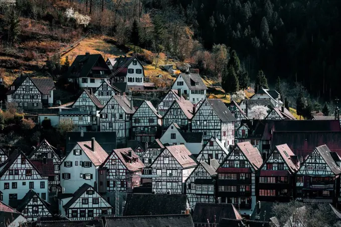 Schiltach, historic old town, Black Forest, Baden-Wuerttemberg, Germany, Europe