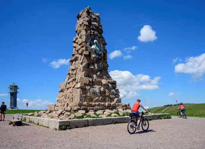 Germany, Baden-Württemberg, Black Forest, Feldberg, the Bismarck monument.