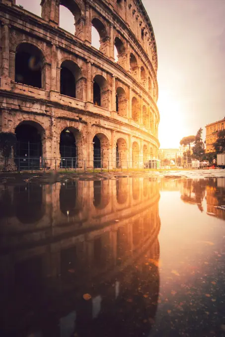 The Colosseum in Rome, Italy