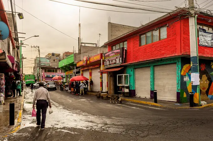 Mexico, Mexico City, Colonia Iztapalapa