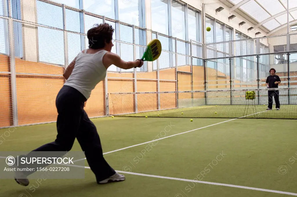 Paddle tennis school. Real Club de Tenis de San Sebastian