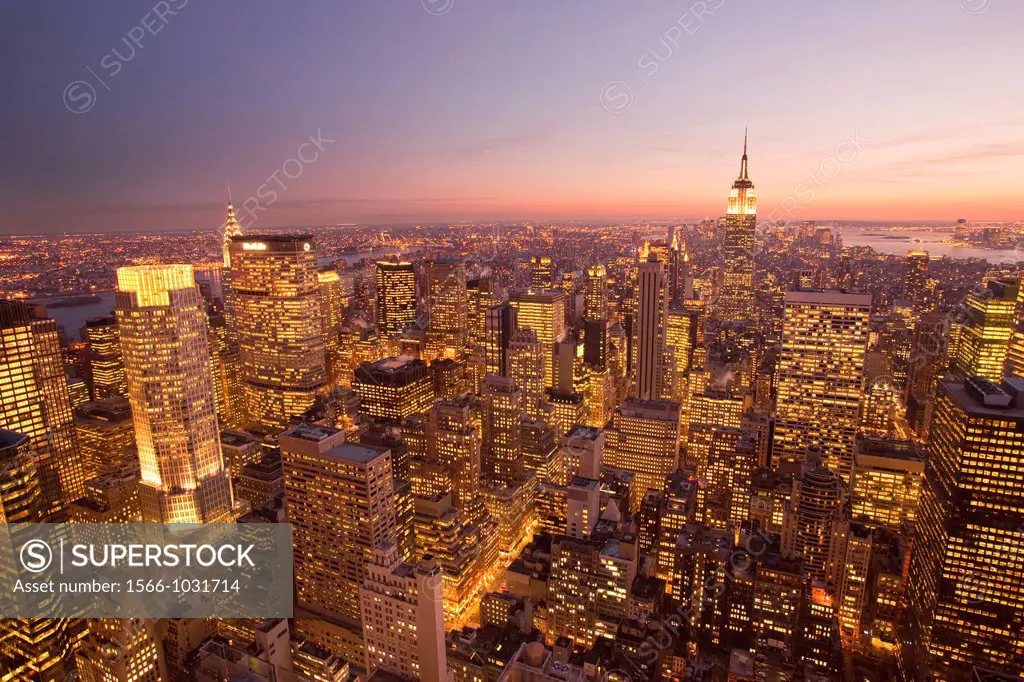 Midtown Skyline Manhattan New York City USA