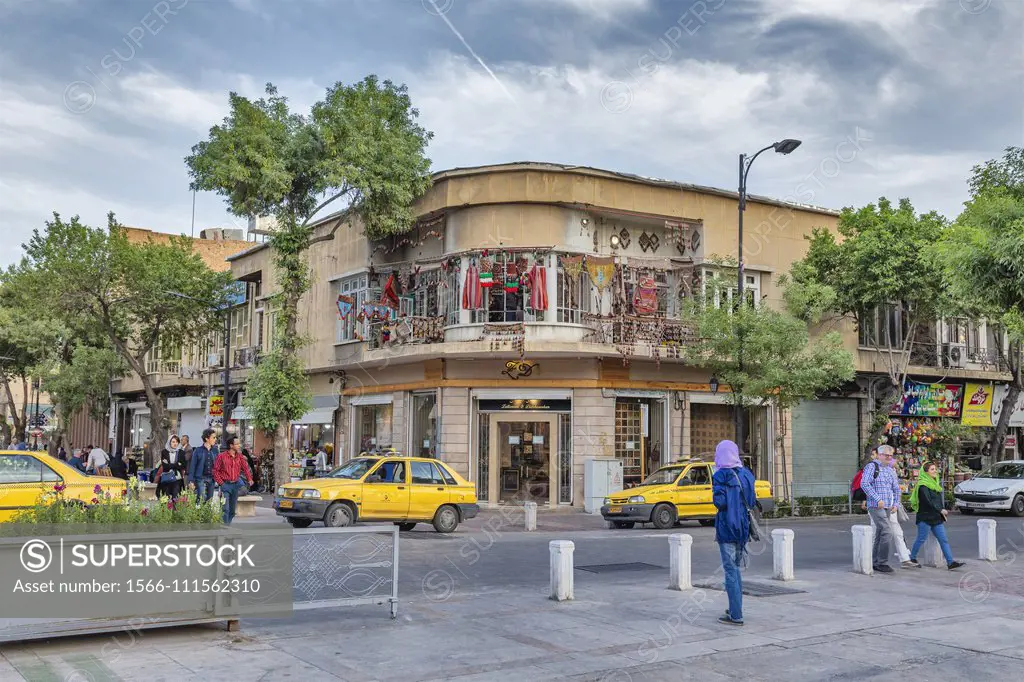 Street in old town, Shiraz, Fars Province, Iran.