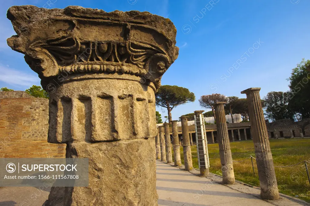 Gladiators Barracks or Quadriporticus of the theatre, Excavations of ...