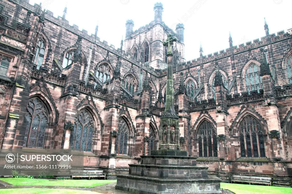 Chester cathedral Cheshire England UK.