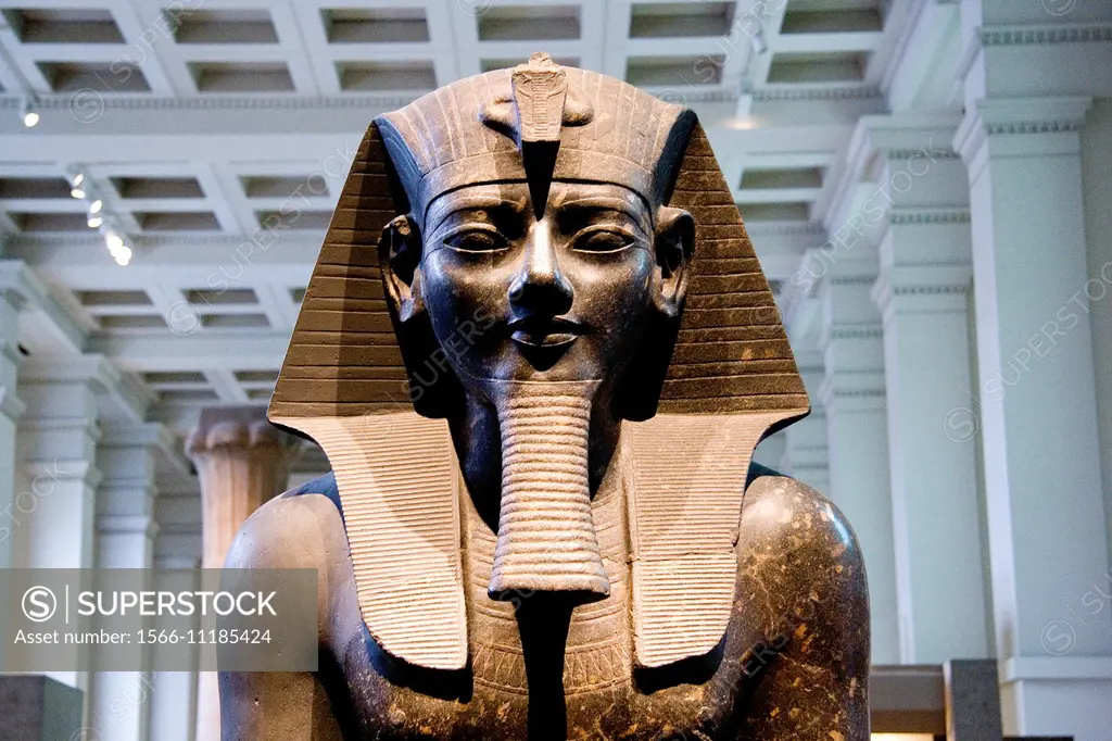 Egyptian effigy of the British Museum, London.