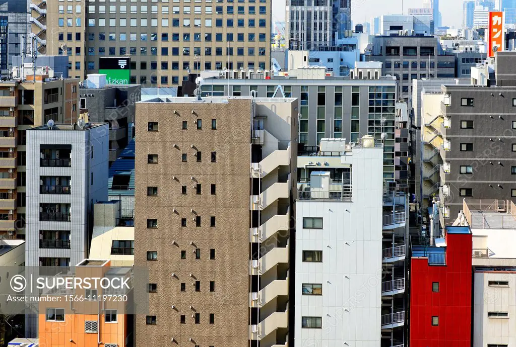 Architecture of Chuo, Chuo-ku, Central Ward, Chuo City, heart of Tokyo, Japan