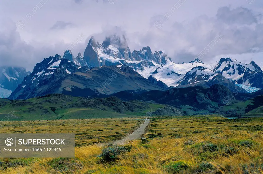 Cuernos del Paine mountains in the Torres del Paine National Park, Chilean Patagonia, South America