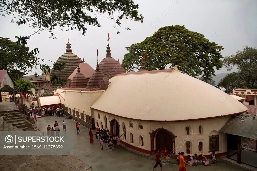 Kamakhya temple, Hindu temple dedicated to the mother goddess Kamakhya, one of the oldest of the 51 Shakti Pithas Guwahati, Assam.