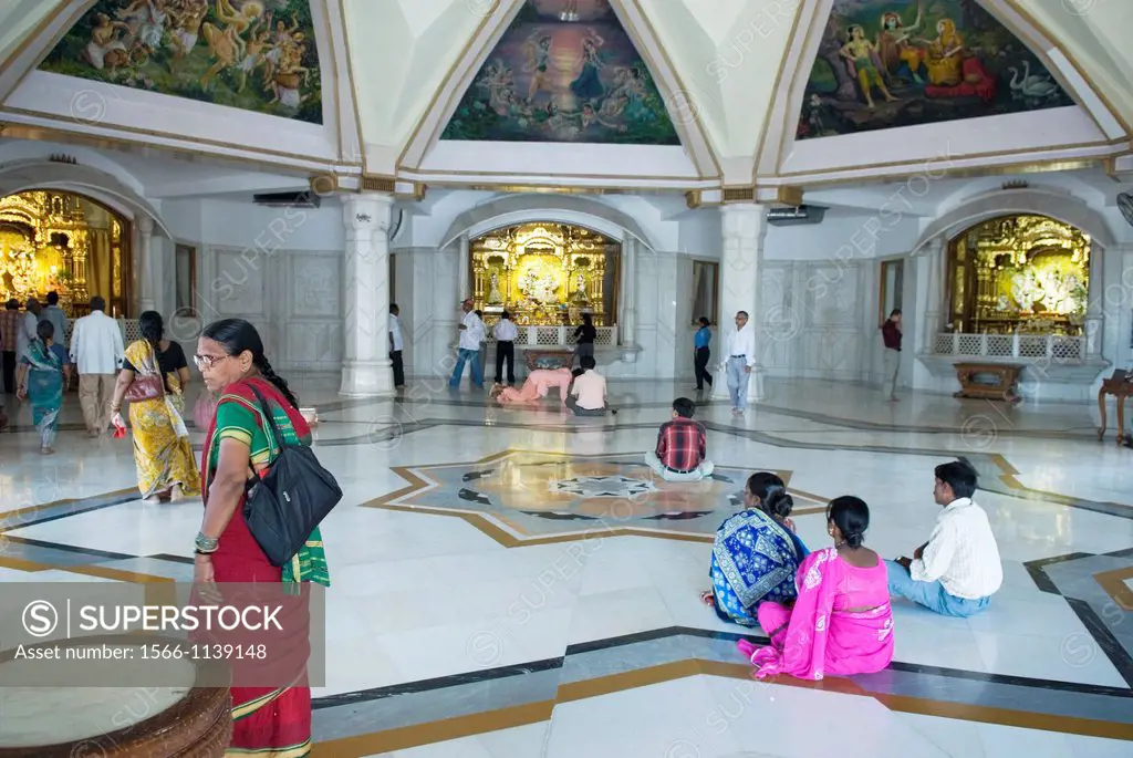 ISKCON Temple, Delhi, India, Asia