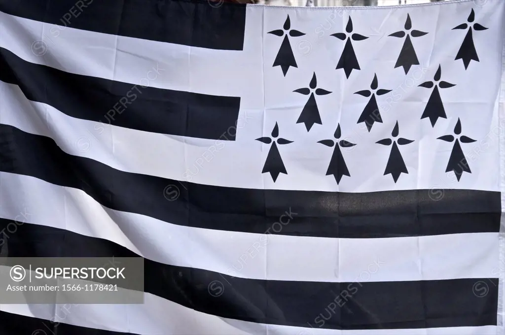 Breton flag | Metal Print