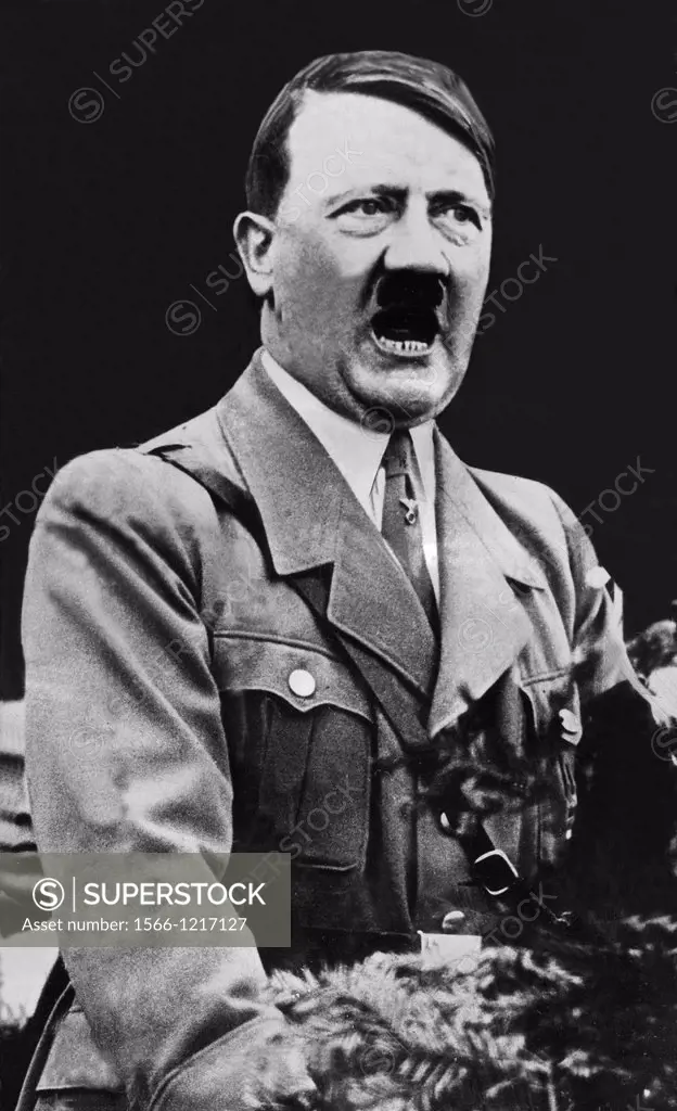 Adolf Hitler - wartime image of the German Leader -  Adolf Hitler was an Austrian-born German politician and the leader of the Nazi Party  From the ar...