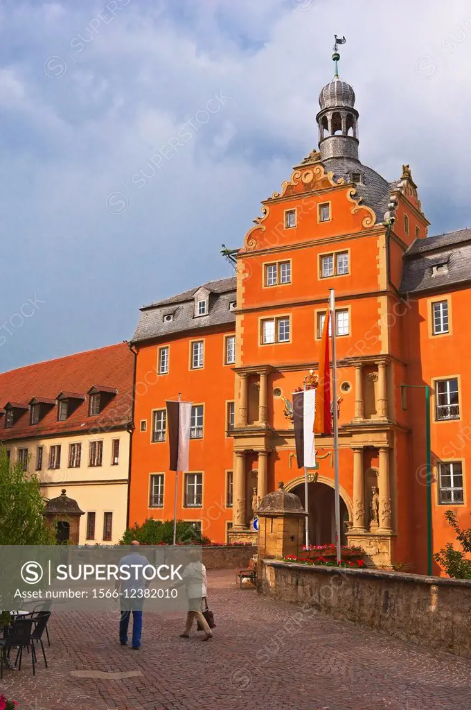 Bad Mergentheim, Deutschordenschloss, castle of the Teutonic Knights, Romantic Road, Romantische Strasse, Baden-Wuerttemberg; Germany; Europe.