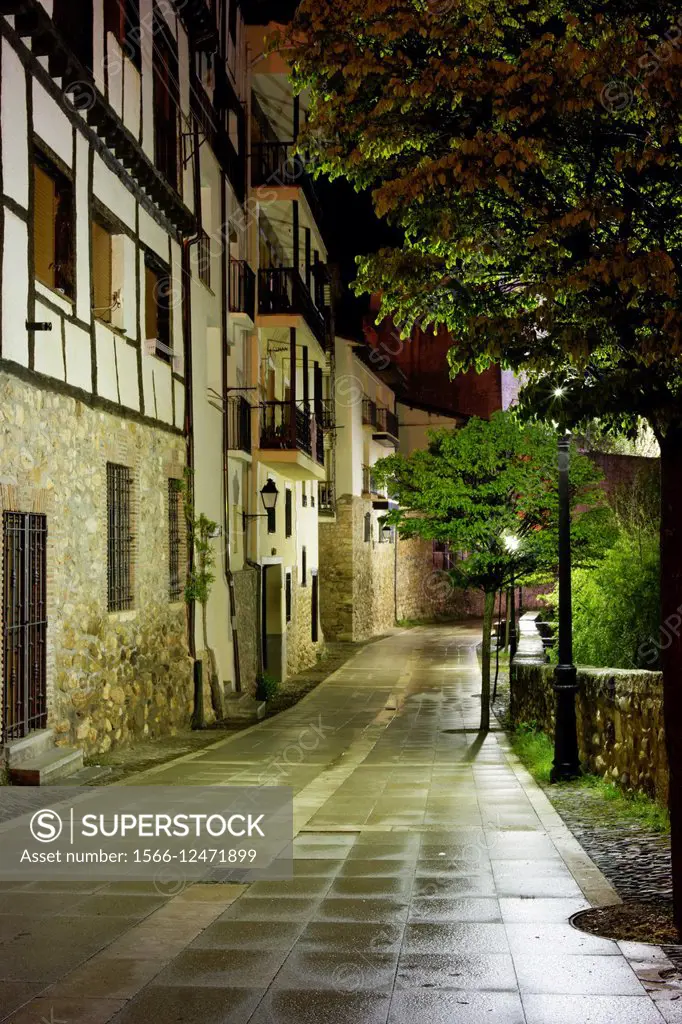 The town of Covarrubias, Burgos, Spain.