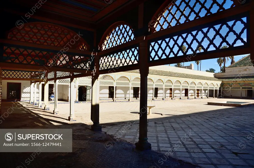 Bahia Palace in Marrakech.