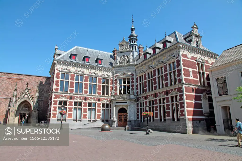 The University Hall of Utrecht University in Dom Square.