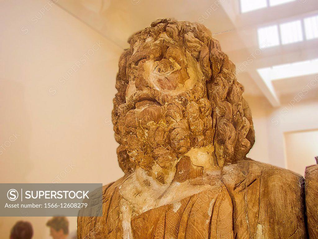 Egypt, Alexandria, Graeco-Roman Museum, Detail Of A Serapis Statue ...