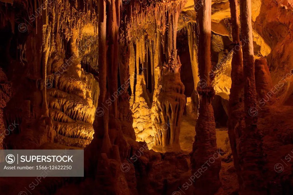 Lehman Cave is a large underground cave complex discovered in the 19th century by a local rancher and miner.