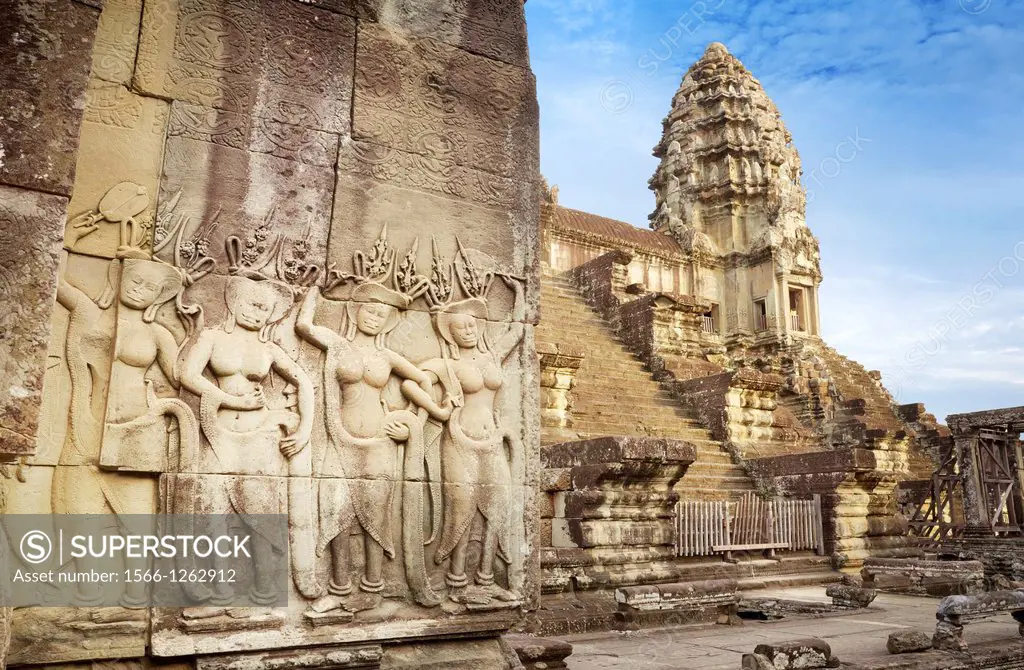 Angkor - monumental city which remained after the old capital of Khmer Empire, Angkor Wat Temple, Cambodia, Asia (UNESCO)