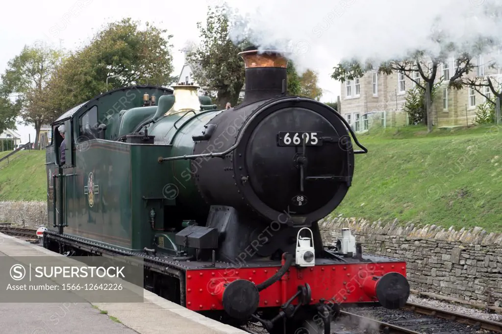 The GWR 5600 Class is a class of 0-6-2T steam locomotive built between 1924 and 1928. They were designed by C. B Collett for the Great Western Railway...